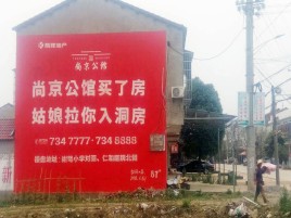 镇巴墙体广告在乡镇、农村市场的媒体优势