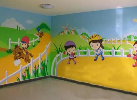 镇巴幼儿园墙体彩绘制作流程及注意事项