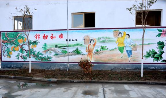 镇巴乡镇文化墙 乡风文明焕发新活力