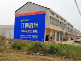 镇巴农村墙体广告在不同形式上面展现的不同特色
