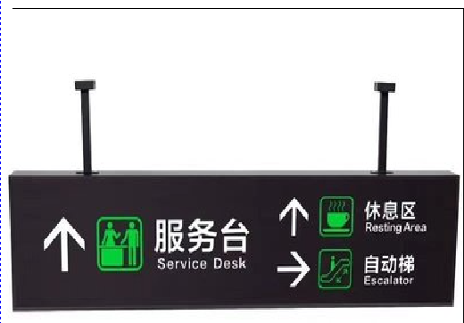 镇巴吊牌灯箱制作流程。
