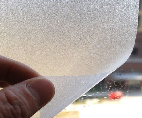 镇巴玻璃门外面粘广告用什么材料好？